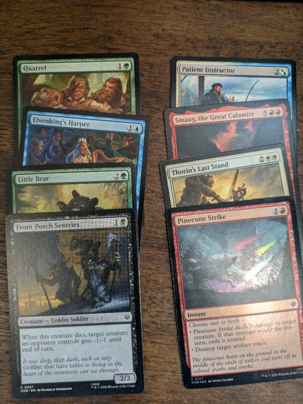 lot of 72 Magic the gathering Commons The Hobbit HOB
